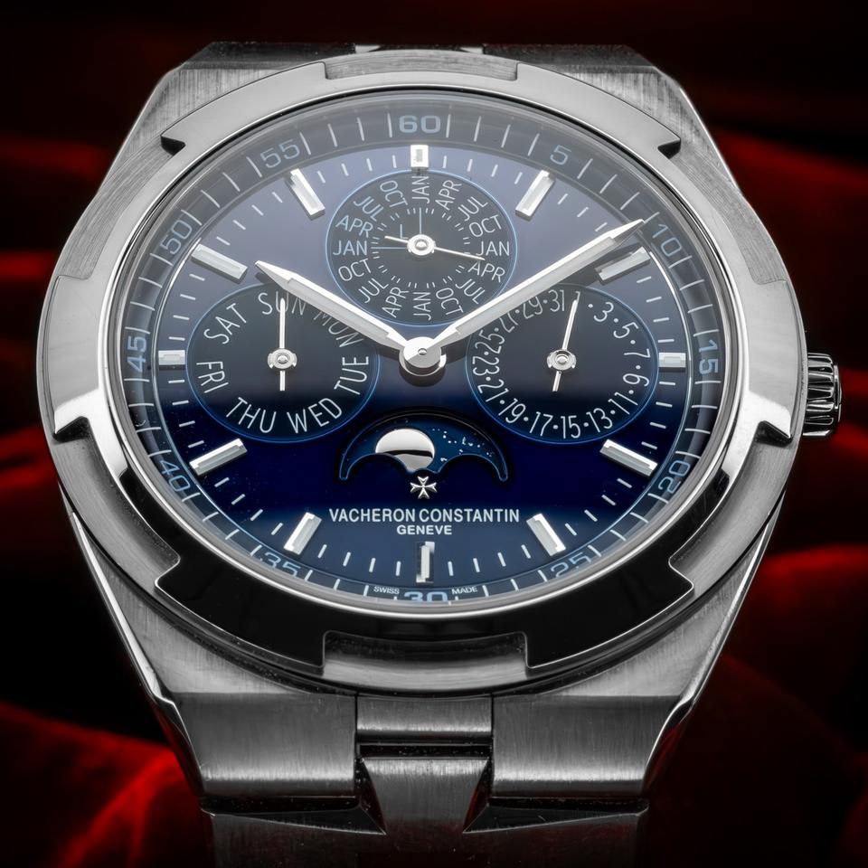 Vacheron Constantin Overseas Perpetual Calendar White Gold Blue Dial